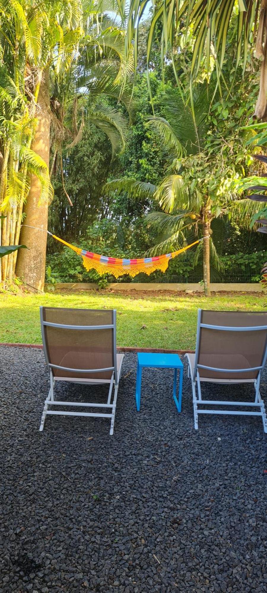 Gite Kaz A Topaze, Piscine, Jardin Tropical Sainte-Rose Zewnętrze zdjęcie